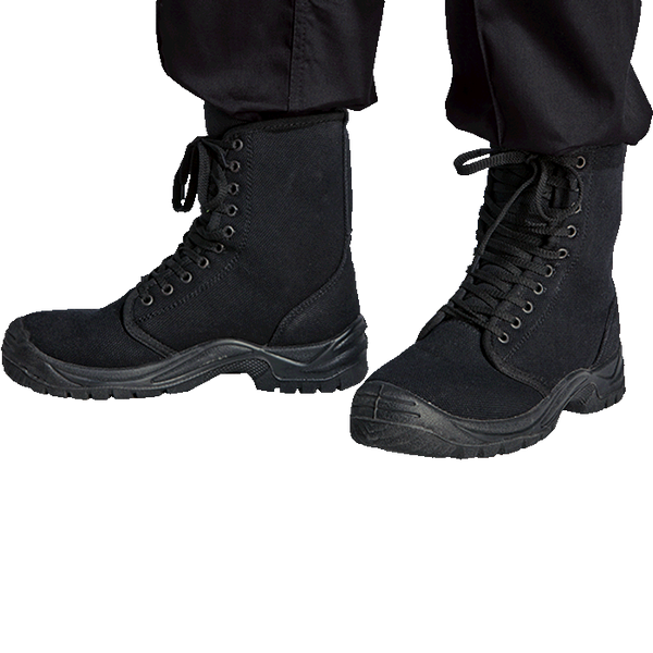 BOOTS PROTECTOR CANVAS BARRON BLACK SIZE 10 (SF004)