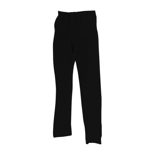 LADIES CHEF TROUSER ZIP BLACK SMALL (UNI3061)