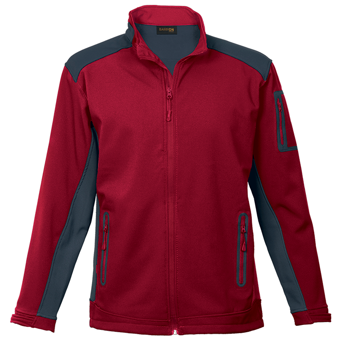 JACKET PEGASUS RED/GRANITE LARGE (PEG-JAC)
