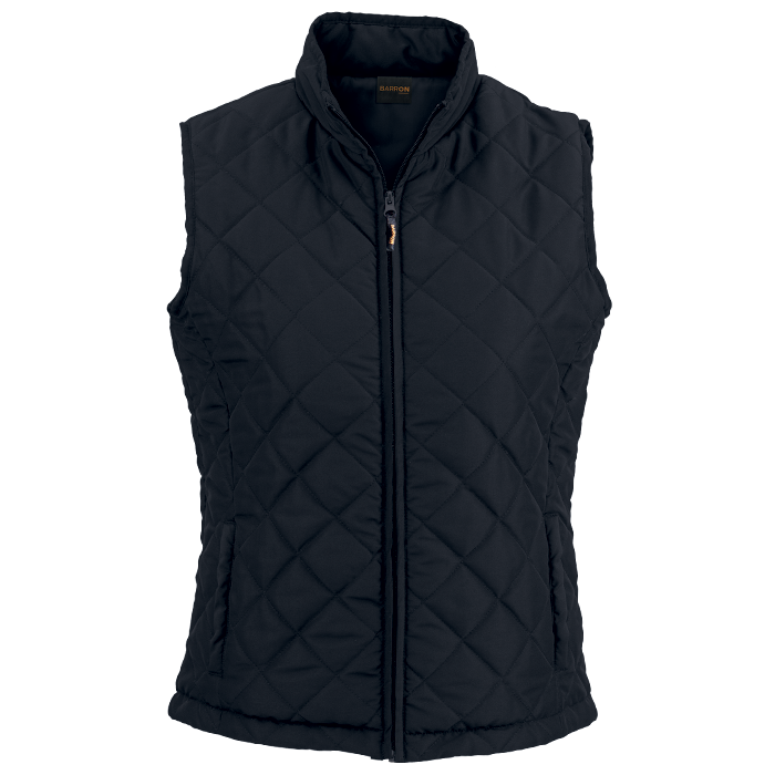 LADIES BODYWARMER MICHIGAN BLACK MEDIUM (755047/LMIC-JAC)
