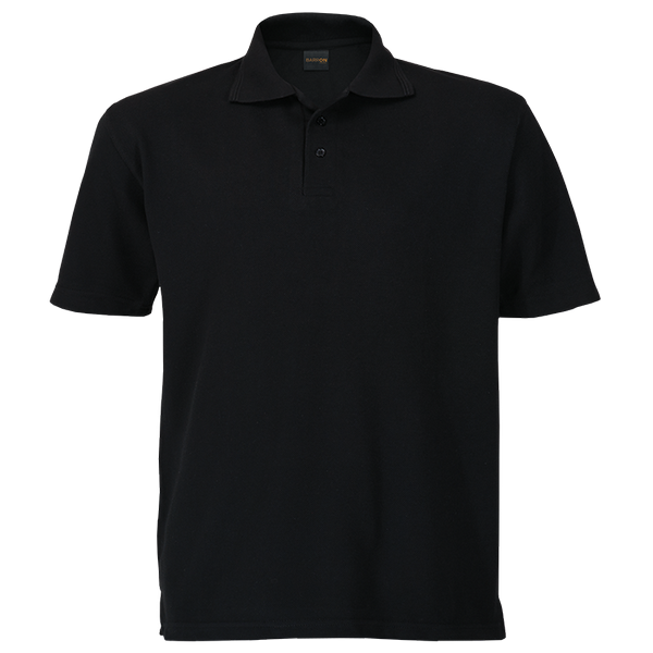 GOLF SHIRT PIQUE 260G BLACK 3XLARGE (LAS-260B)
