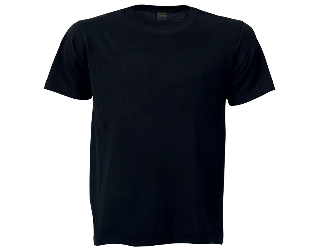 T-SHIRT CREW NECK 180G BLACK 2XLARGE (TST180B)