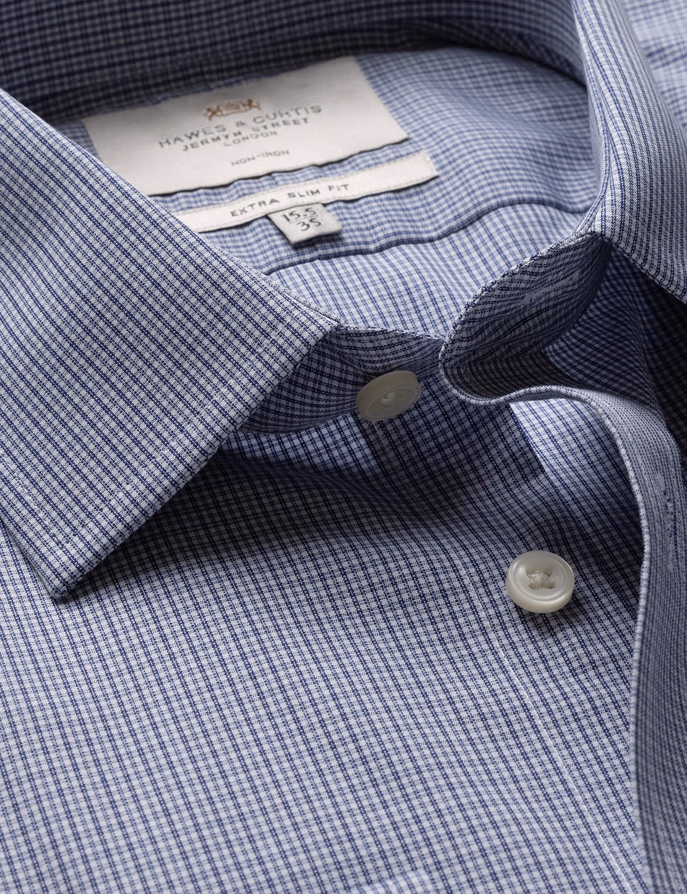 GOLF SHIRT FOCUS NAVY/WHITE SMALL (FOC)