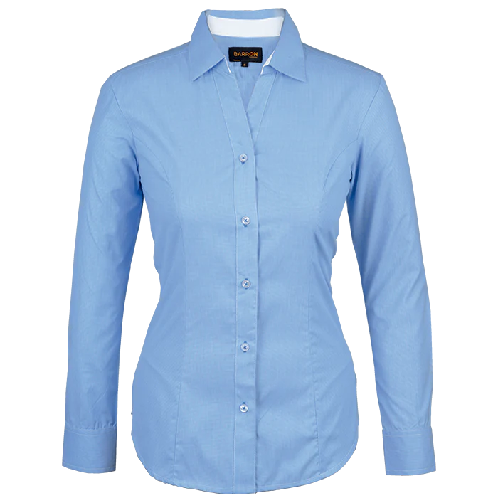 BLOUSE CHICAGO LONG SLV BOTTLE /WHITE 1XLARGE (LL-CHI)