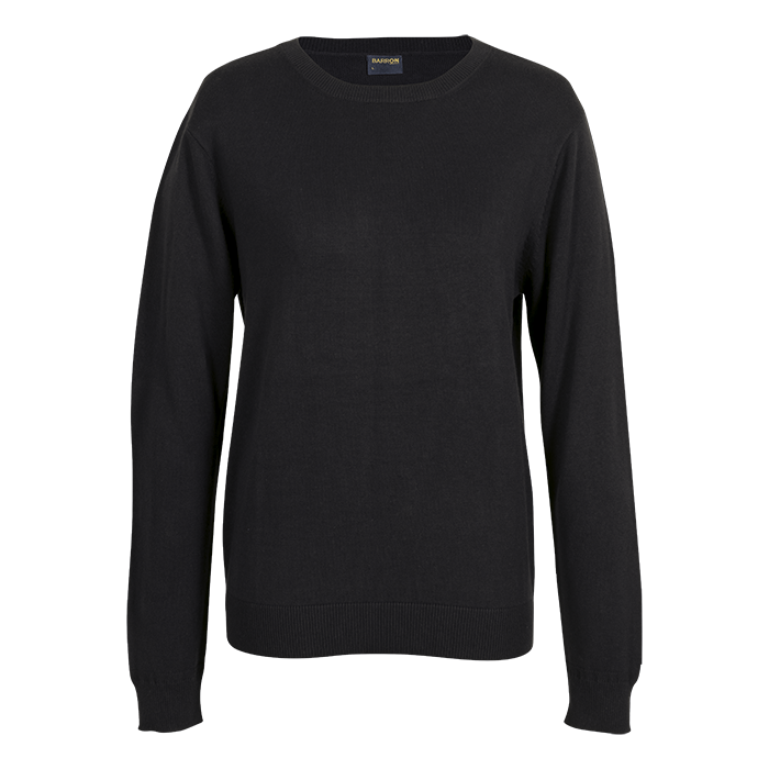 LADIES JERSEY HARRISON L/SLEEVE BLACK SMALL (LHAR-LS)