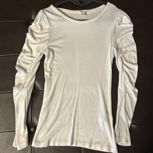 BLOUSE BARISTA LONG SLV WHITE SMALL (LLL-BAR)