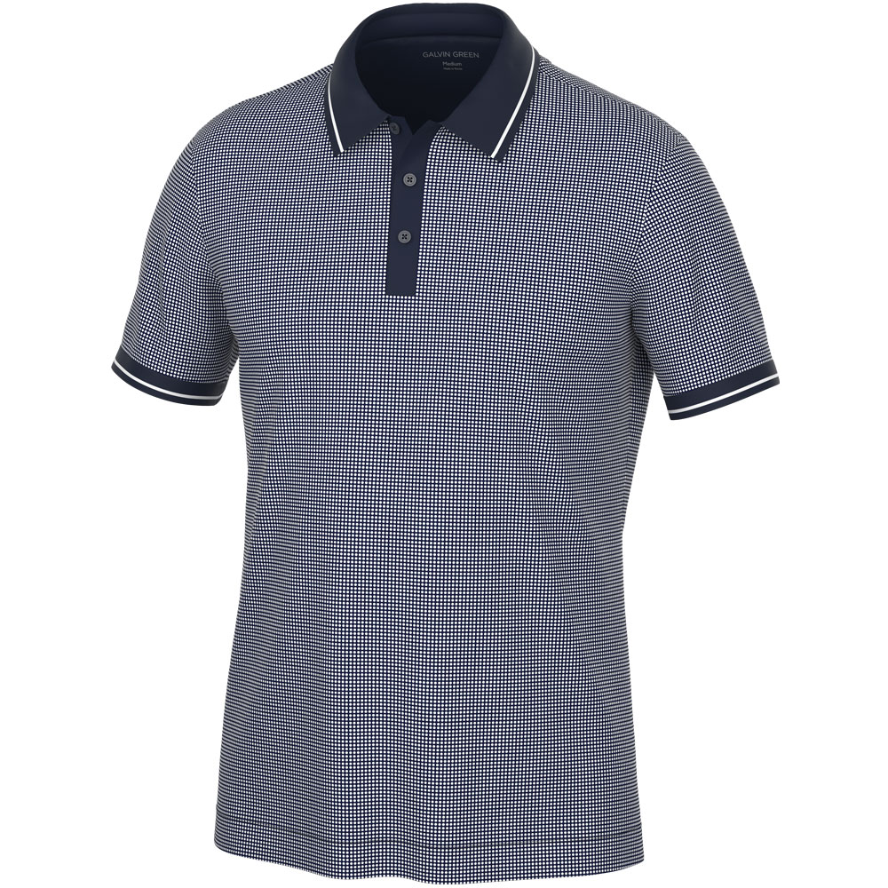 GOLF SHIRT BAXTER NAVY/WHITE SMALL (MM-BAX)