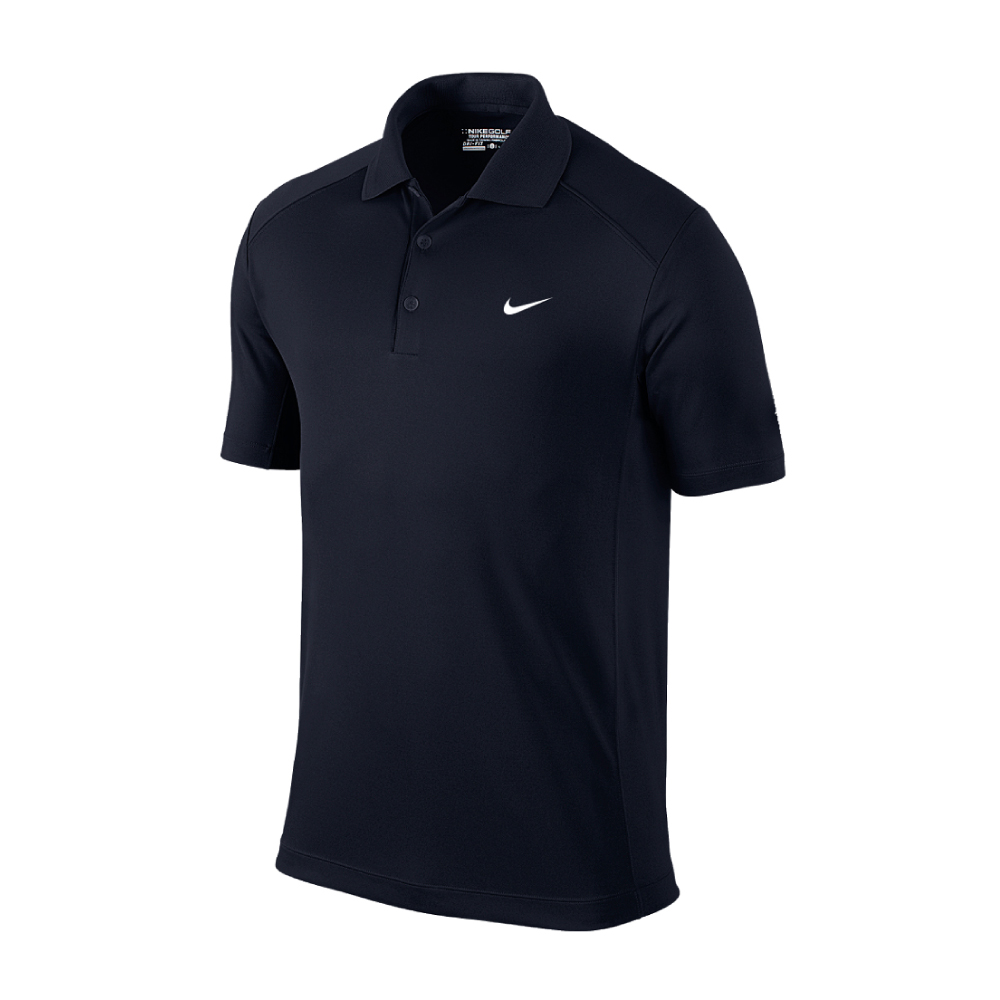 GOLF SHIRT UV-TECH BLACK MEDIUM (UVT)