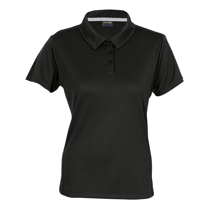 LADIES GOLF UV-TECH BLACK 1XLARGE (L-UVT)