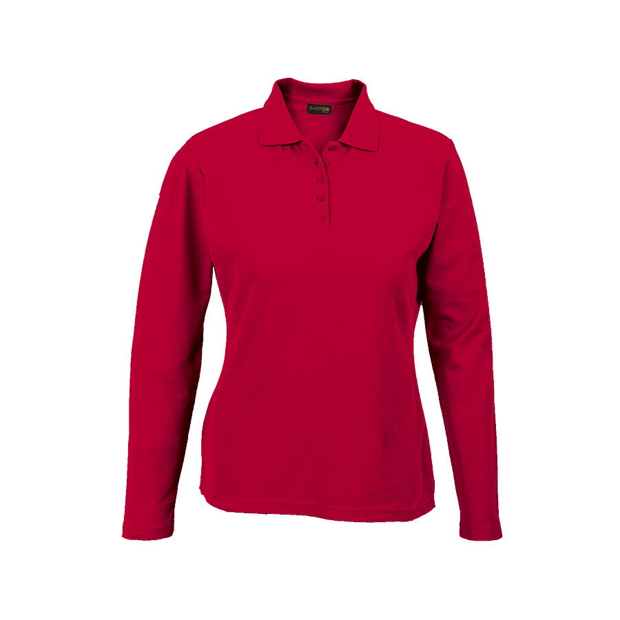 LADIES GOLF PIQUE 175G BLACK 2XLARGE (L-175)