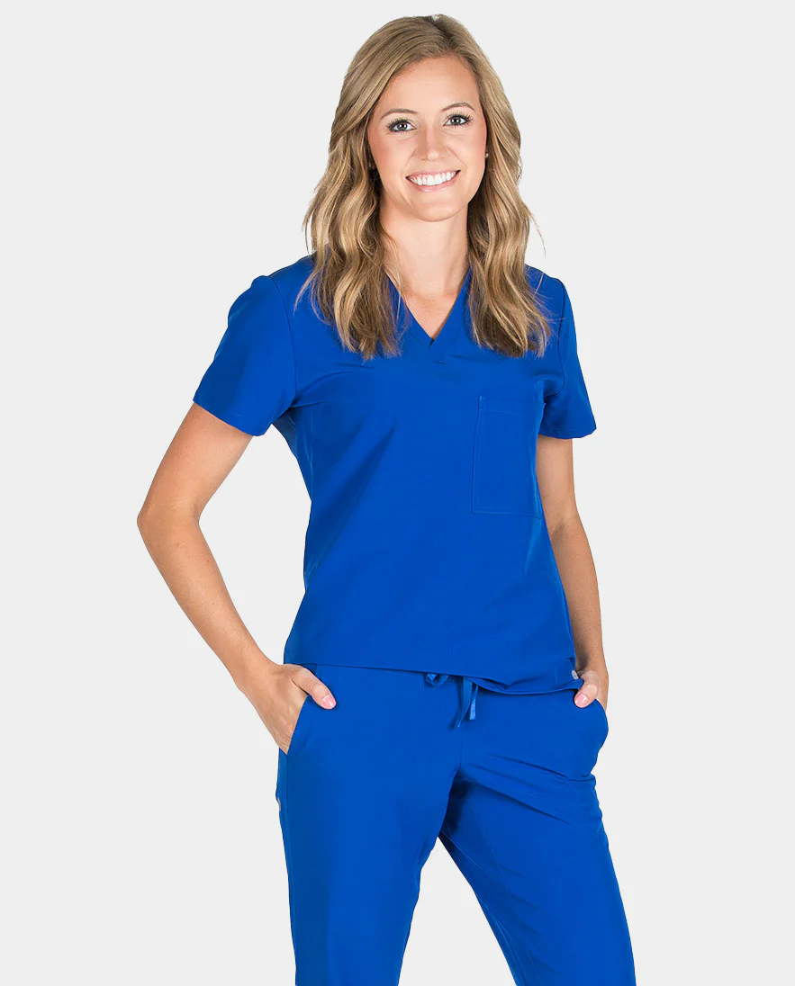SCRUB TOP RILEY SKY BLUE 2XLARGE (SC-RSTM)