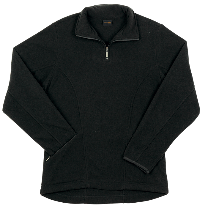 LADIES FLEECE ESSENTIAL MICRO BLACK 1XLARGE (LMI-ES)