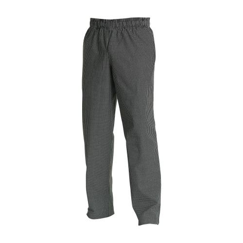 BAGGY PANTS CHECK BLACK/WHITE SMALL (UNI3031)