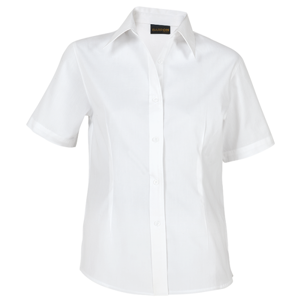 BLOUSE TWILL S/SLEEVE WHITE SMALL (LL-TWILL)