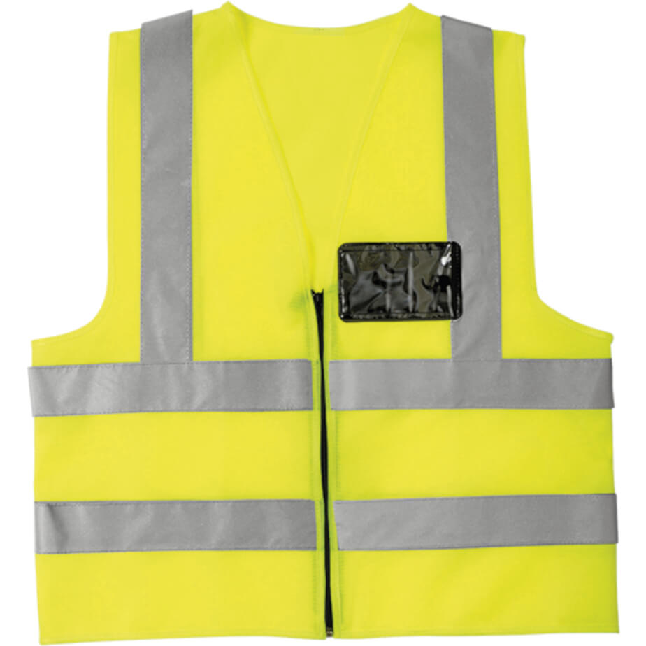 WAISTCOAT CONTRACT SAFETY YELLOW 1XLARGE (CON-WAIST)