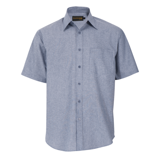 LOUNGE SHIRT OXFORD L/SLV NAVY NAVY LARGE (LLO-OX)