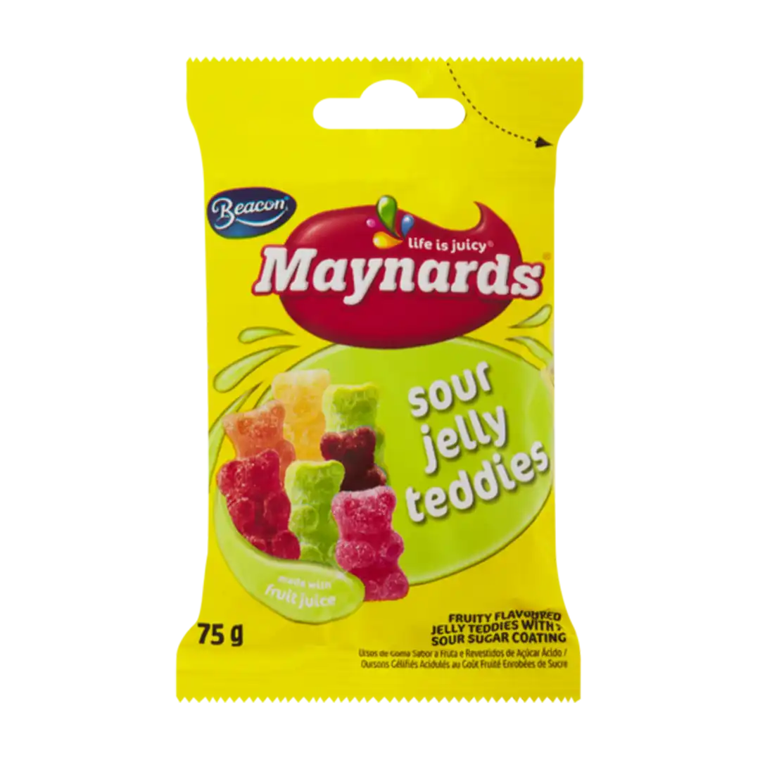 Maynards Sour Teddy Sweets 24x75g [Approx. Weight 1.000000]