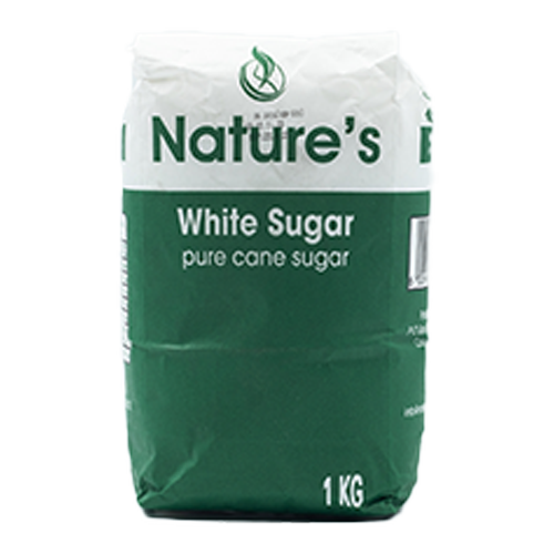 Natures White Sugar 1kg [Approx. Weight 1.000000]
