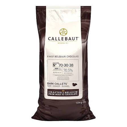CALLEBAUT MALCHOC DARK CALLETS 53.9% 10KG  