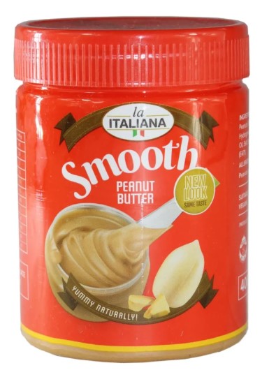LA ITALIANA  PEANUT BUTTER SMOOTH 400G